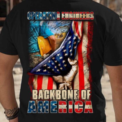 Operating Engineers - Backbone Of America Patriotic