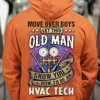 Let This Old Man HVAC Tech Apparel - Funny Trade